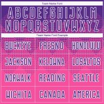 Sublimation Soccer Jersey Purple-White Custom Pink Uniform Sublimation Soccer Jersey Purple-White Custom Pink Uniform