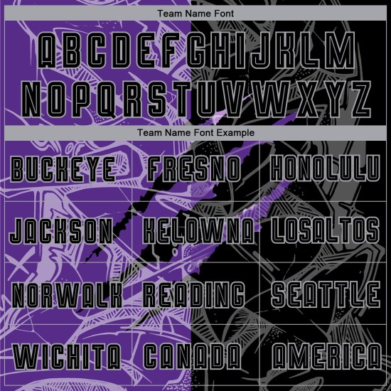 Sublimation Graffiti Jersey Black Pattern Purple-Gray Uniform Soccer Custom Scratch Sublimation Graffiti Jersey Black Pattern Purple-Gray Uniform Soccer Custom Scratch