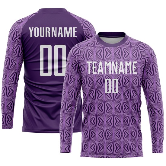 Soccer Jersey Purple Uniform White Custom Sublimation Soccer Jersey Purple Uniform White Custom Sublimation