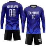 Jersey Dark Custom Sublimation Royal-Navy Soccer White Purple Uniform Jersey Dark Custom Sublimation Royal-Navy Soccer White Purple Uniform