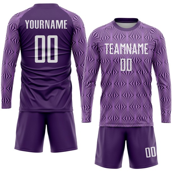 Soccer Jersey Purple Uniform White Custom Sublimation Soccer Jersey Purple Uniform White Custom Sublimation