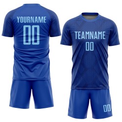Jersey Blue Custom Sublimation Light Soccer Royal Uniform Jersey Blue Custom Sublimation Light Soccer Royal Uniform