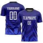 Jersey Dark Custom Sublimation Royal-Navy Soccer White Purple Uniform Jersey Dark Custom Sublimation Royal-Navy Soccer White Purple Uniform