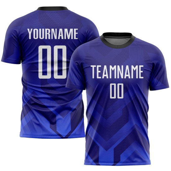 Jersey Dark Custom Sublimation Royal-Navy Soccer White Purple Uniform Jersey Dark Custom Sublimation Royal-Navy Soccer White Purple Uniform