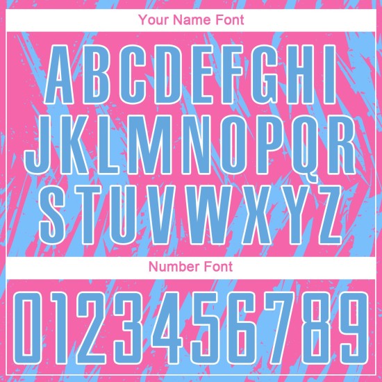 Pink Custom Blue-White Light Uniform Sublimation Soccer Jersey Pink Custom Blue-White Light Uniform Sublimation Soccer Jersey