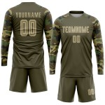 Soccer Service Vegas Sublimation To Uniform Jersey Custom Olive Gold-Camo Salute Soccer Service Vegas Sublimation To Uniform Jersey Custom Olive Gold-Camo Salute