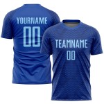 Jersey Blue Custom Sublimation Light Soccer Royal Uniform Jersey Blue Custom Sublimation Light Soccer Royal Uniform