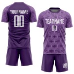 Soccer Jersey Purple Uniform White Custom Sublimation Soccer Jersey Purple Uniform White Custom Sublimation