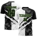 Uniform Sublimation Jersey Pattern Soccer Green Custom Black-Neon Graffiti Scratch Uniform Sublimation Jersey Pattern Soccer Green Custom Black-Neon Graffiti Scratch