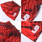 Jersey Red Custom Sublimation White-Black Soccer Uniform Jersey Red Custom Sublimation White-Black Soccer Uniform
