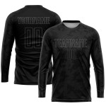 Black Soccer Gray Jersey Sublimation Custom Uniform Black Soccer Gray Jersey Sublimation Custom Uniform