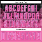 Black-LIght Sublimation Custom Jersey Soccer Uniform Pink Shape Blue Gradient Square Black-LIght Sublimation Custom Jersey Soccer Uniform Pink Shape Blue Gradient Square