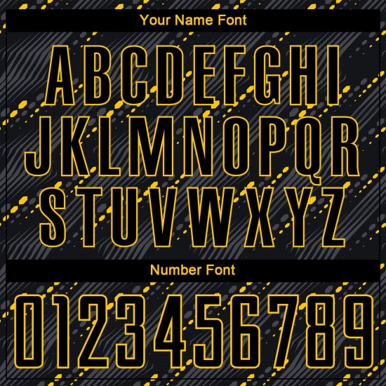 Uniform Jersey Black-Gold Custom Sublimation Soccer Black Uniform Jersey Black-Gold Custom Sublimation Soccer Black
