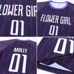 Uniform Jersey Purple Soccer White Sublimation Custom Uniform Jersey Purple Soccer White Sublimation Custom