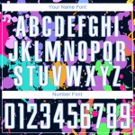 Soccer White-Light Pattern Uniform Jersey Sublimation Graffiti Custom Blue