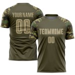 Soccer Service Vegas Sublimation To Uniform Jersey Custom Olive Gold-Camo Salute Soccer Service Vegas Sublimation To Uniform Jersey Custom Olive Gold-Camo Salute