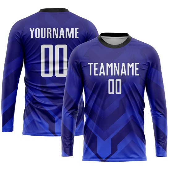 Jersey Dark Custom Sublimation Royal-Navy Soccer White Purple Uniform Jersey Dark Custom Sublimation Royal-Navy Soccer White Purple Uniform