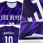 Purple Custom Uniform White Jersey Soccer Sublimation Purple Custom Uniform White Jersey Soccer Sublimation