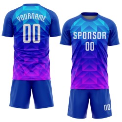 Jersey White Pink Light Royal Soccer Uniform Blue-Hot Sublimation Custom Jersey White Pink Light Royal Soccer Uniform Blue-Hot Sublimation Custom