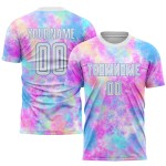 Dye Blue Soccer Tie Sublimation White-Light Uniform Custom Jersey Dye Blue Soccer Tie Sublimation White-Light Uniform Custom Jersey