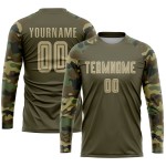 Soccer Service Vegas Sublimation To Uniform Jersey Custom Olive Gold-Camo Salute Soccer Service Vegas Sublimation To Uniform Jersey Custom Olive Gold-Camo Salute
