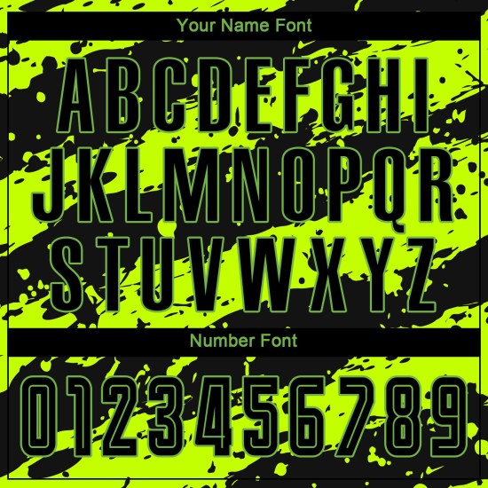 Jersey Green Neon Soccer Custom Uniform Black Sublimation Jersey Green Neon Soccer Custom Uniform Black Sublimation