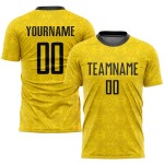 Gold Uniform Jersey Sublimation Custom Black Soccer Gold Uniform Jersey Sublimation Custom Black Soccer