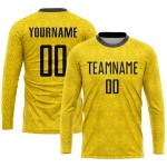 Gold Uniform Jersey Sublimation Custom Black Soccer Gold Uniform Jersey Sublimation Custom Black Soccer