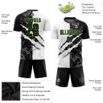 Uniform Sublimation Jersey Pattern Soccer Green Custom Black-Neon Graffiti Scratch Uniform Sublimation Jersey Pattern Soccer Green Custom Black-Neon Graffiti Scratch