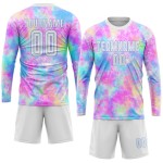 Dye Blue Soccer Tie Sublimation White-Light Uniform Custom Jersey Dye Blue Soccer Tie Sublimation White-Light Uniform Custom Jersey