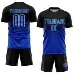 Uniform Soccer Blue Black Jersey Sublimation Custom Royal-Light Uniform Soccer Blue Black Jersey Sublimation Custom Royal-Light